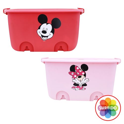 Caja Organizadora 42l Con Ruedas Disney