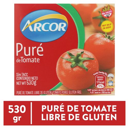 Puré tomate Arcor tetrabrick - 530 g