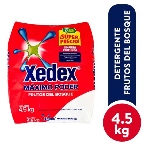 Detergente Xedex Maxim Pod Frutos 4500gr