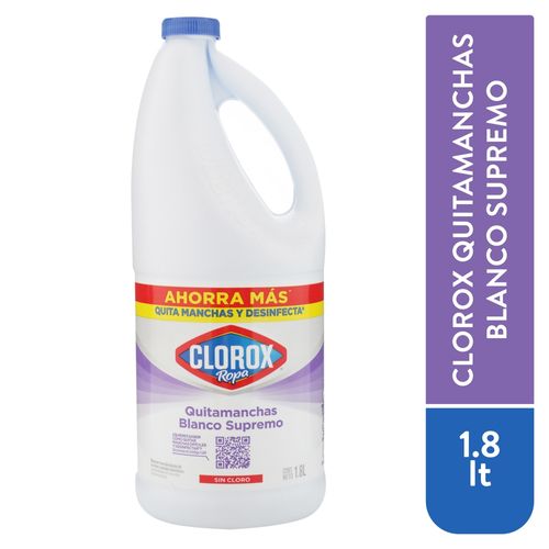 Quitamanchas Clorox Blanco Bot 1800 Ml