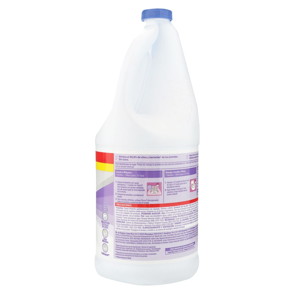 Comprar Quitamanchas Clorox ropa blanco supremo sin cloro - 1.8 L ...