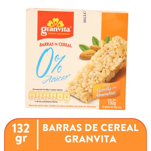 Barras  0 Az Granvita Vainilla 132gr