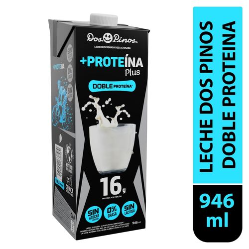 Leche Dos Pinos Doble Proteína, Descremada Deslactosada - 946ml