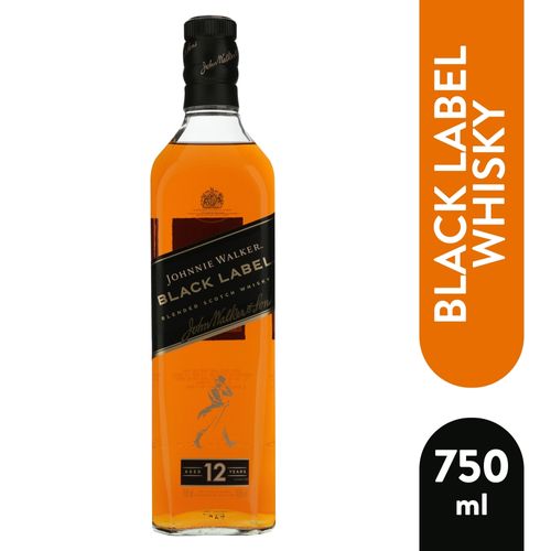 Whisky Johnnie Walker Black Label -750 ml