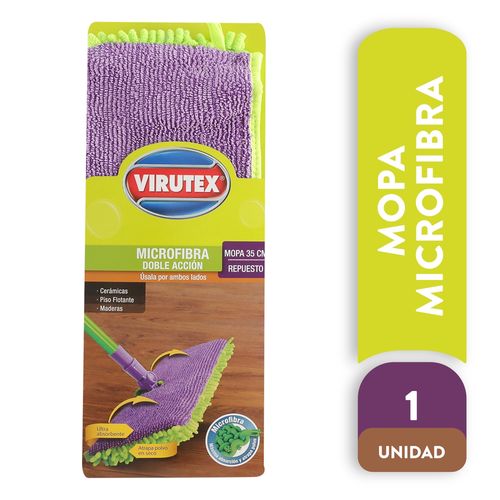 Mopa Virutex Plana Microfibra Dual