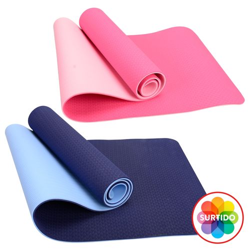 Mat de yoga Athletic Works, anti deslizante Surtido -183x61cm