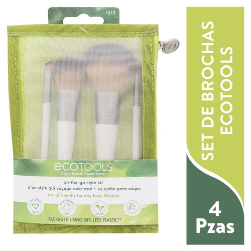 Set EcoTools On The Go de Brochas para Maquillaje