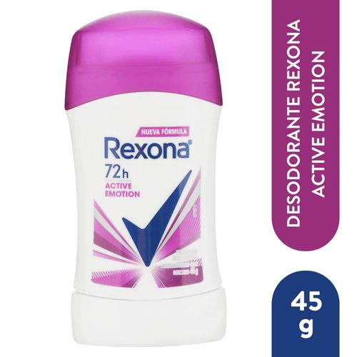 Desodorante Rexona en Barra Active Emotion - 45 g
