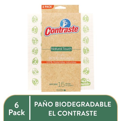 Contraste Pano Biodegradable 6pk