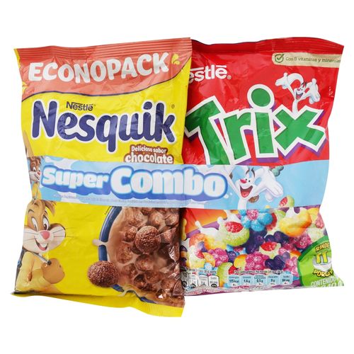 Cereal Nesquik Más Trix 2 Pack - 680 g