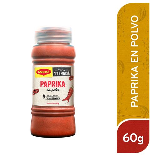 Sazonador Maggi paprika  de la huerta en frasco - 60 g