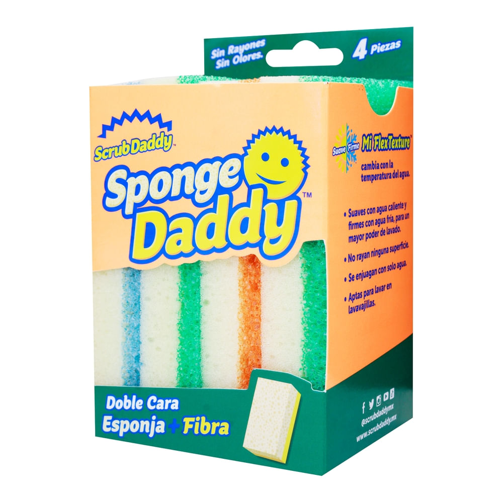 Comprar Fibra Mas Esponja Sponge Daddy 4ea | Walmart Costa Rica ...