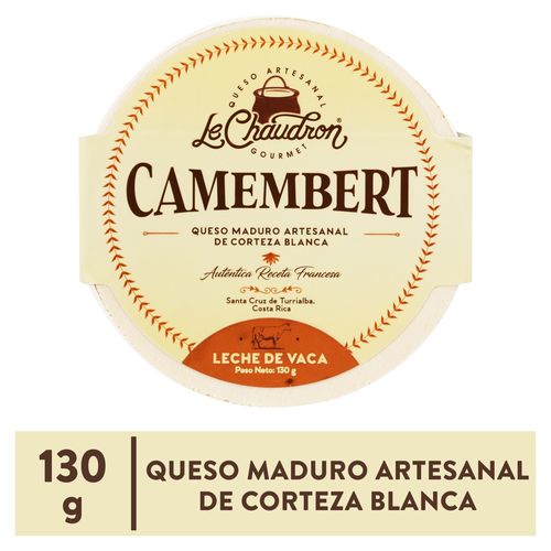 Queso Le Chaudron camembert de vaca maduro - 130 g