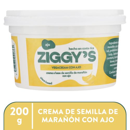 Dip Ziggy's Vegacream Ajo -200 gr