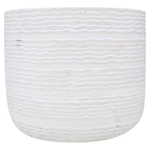 Ms Maceta De Cemento Gris Claro 11cm