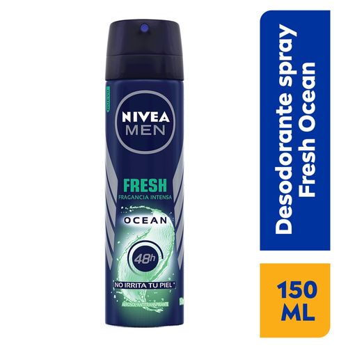 Desodorante Antibacterial Nivea Men Fresh Ocean - 150 ml