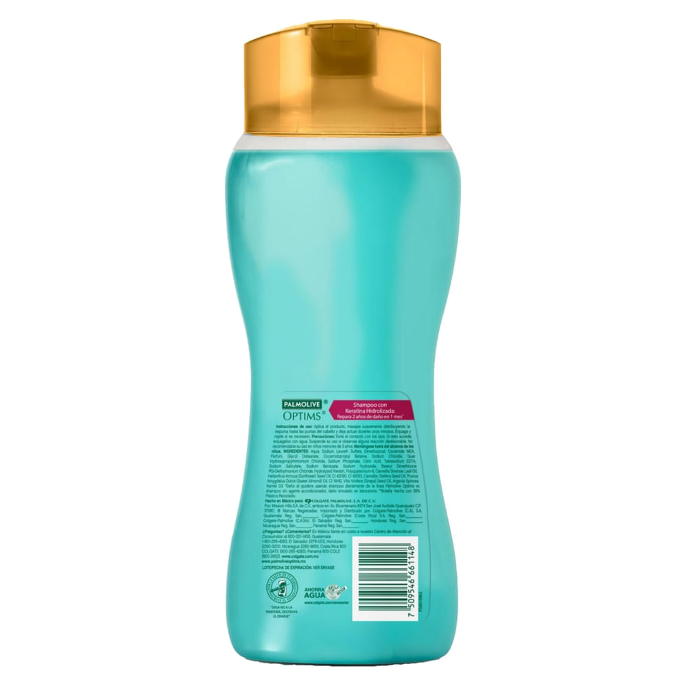 Comprar Shampoo 2 En 1 Palmolive Optims Con Keratina Hidrolizada 680 Ml Walmart Costa Rica 6011