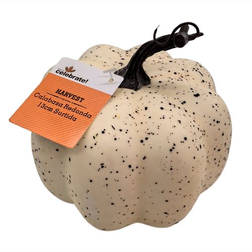 Calabaza Way to Celebrate redonda -13 cm