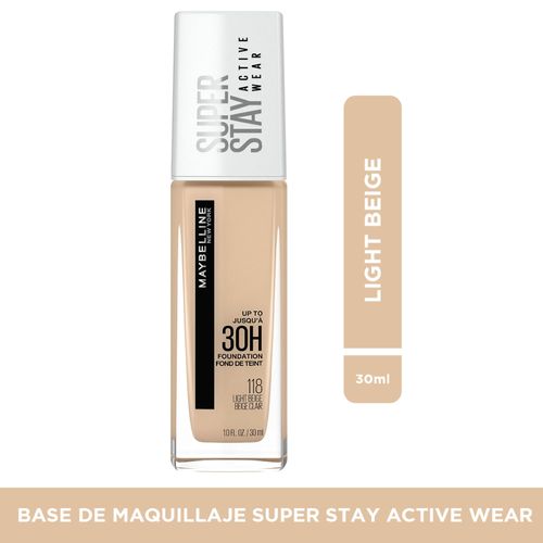 Base de maquillaje Maybelline NY SuperStay Full Coverage Active Wear Light Beige