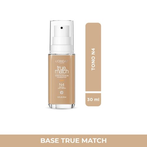 Base De Maquillaje Loreal Paris True Match Tono N4