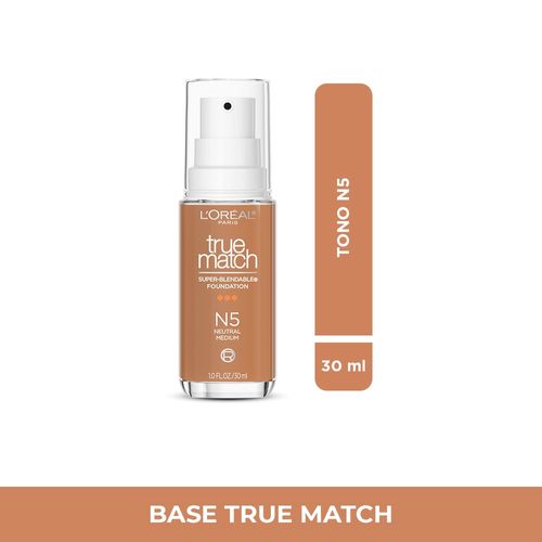 Base De Maquillaje Loreal Paris True Match Tono N5