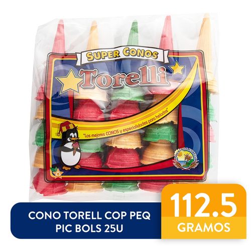 Super conos Toreli para helados - 25 Uds