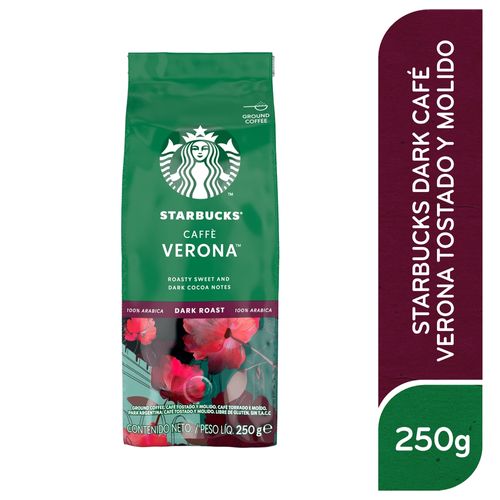 STARBUCKS® Verona Tueste Oscuro Café Tostado y Molido Bolsa 250g