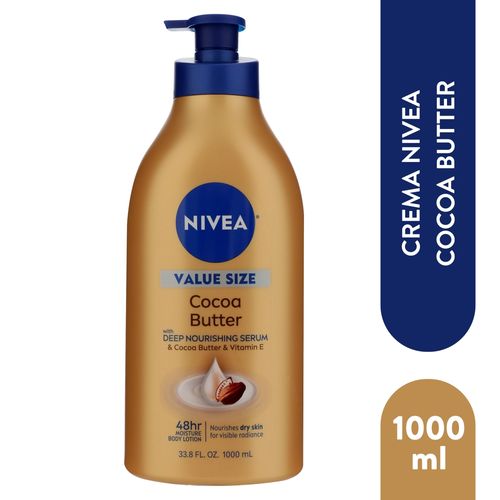 Crema corporal Nivea, Cocoa -1000ml