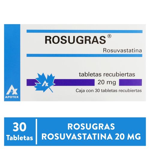Rosugras 20Mg X 30 Tabs
