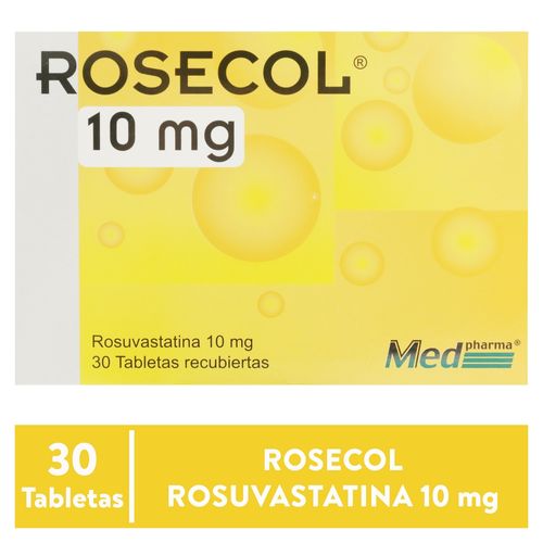 Medpharma Rosecol 10 Mg X 30 Tab Ea