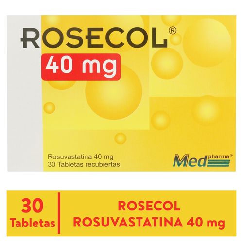 Medpharma Rosecol 40 Mg X 30 Tab Ea