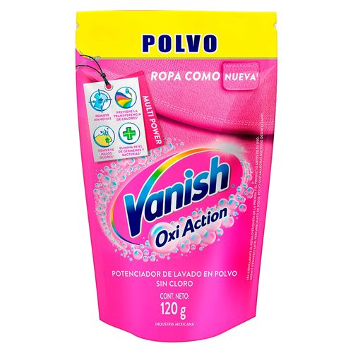 Quitamanchas Vanish Polvo Rosa -120gr