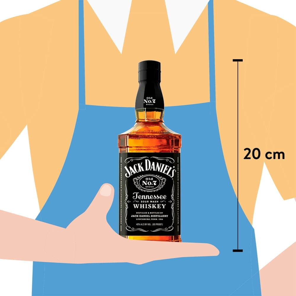 Whisky Jack Daniel's black label - 750 ml - Masxmenos | Costa Rica