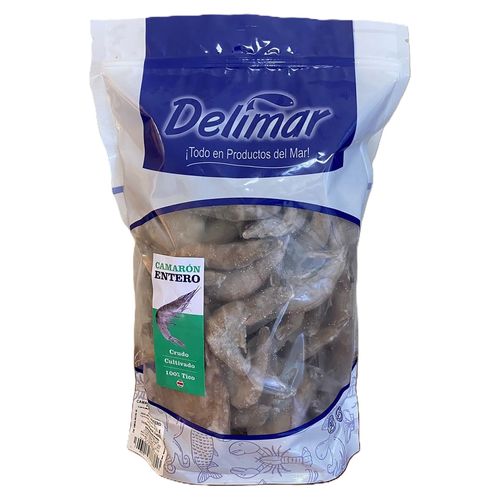 Camaron Cultivo Entero Delimar 1500 Gr