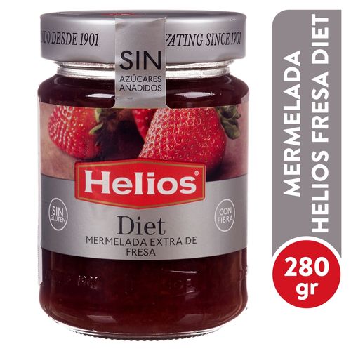 Mermelada Helios Fresa Sin Azúcar - 280g