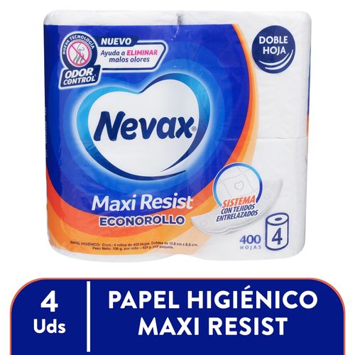 Papel Hig  Nevax Maxi Resist Econor 4 Ea