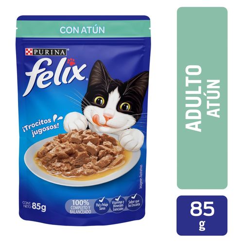 Alimento húmedo Félix para gato adulto sabor atún - 85 g