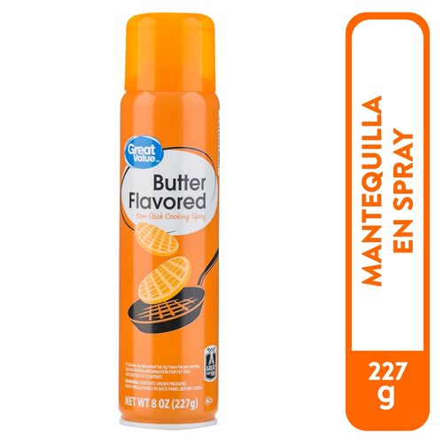 Aceite Great Value Sabor a Mantequilla en Spray - 227gr