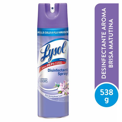 Aerosol Desinfectante Lysol  Early Morning Breeze - 538gr