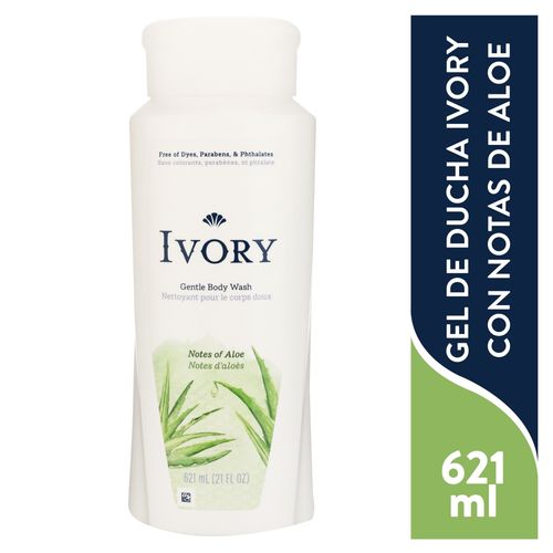 Body Wash Ivory Mild & Gentle, Aroma Aloe -621ml