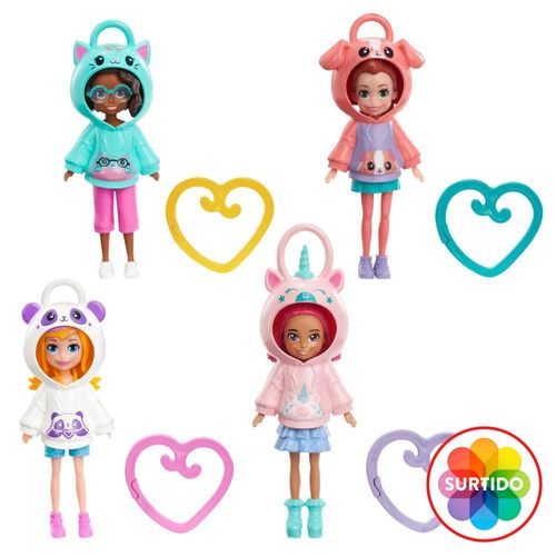 Muñeca Mattel polly pocket disfraz de mascotas surtidos