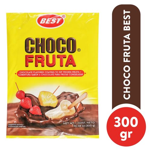 Cobertura de chocolate Best para frutas congeladas - 300 g