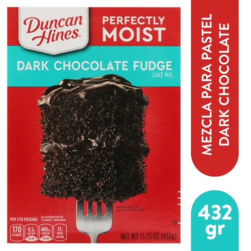 Mezcla Duncan Hines Pastel Dhines Chocolate Neg -432gr