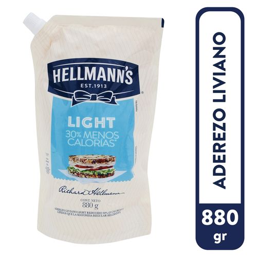 Mayonesa Hellmann's Light Doypack -880 gr