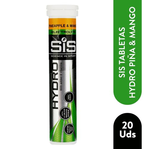 Tabletas Sis Hydro Piña Mango 20 unidades