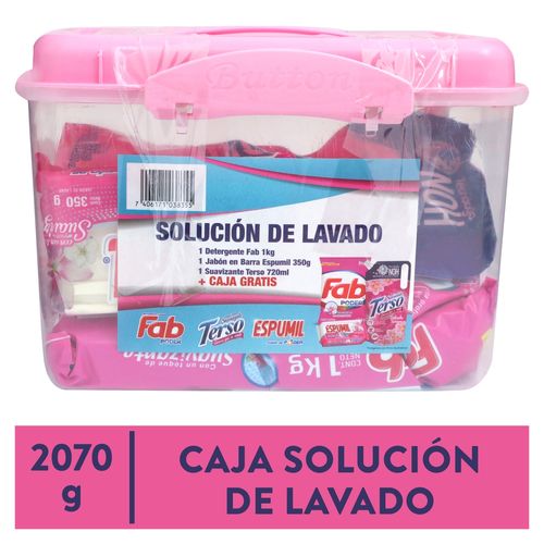 Caja Fab Espuma Terso Solución De Lavado -  2070 g