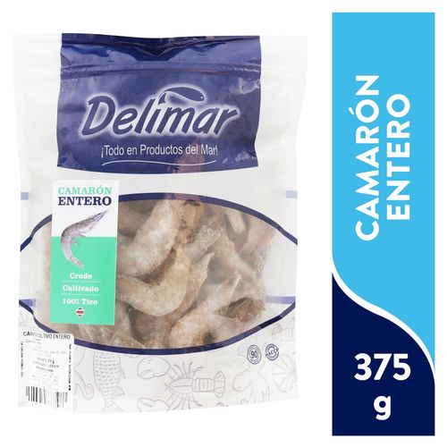 Camarón Cultivo Entero Delimar 500 g