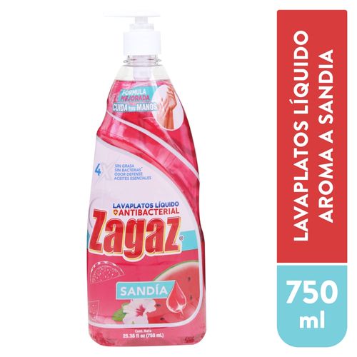 Lavaplatos Zagaz líquido sandía - 750 ml