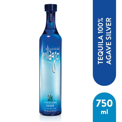 Tequila Milagro Plata 750 Ml