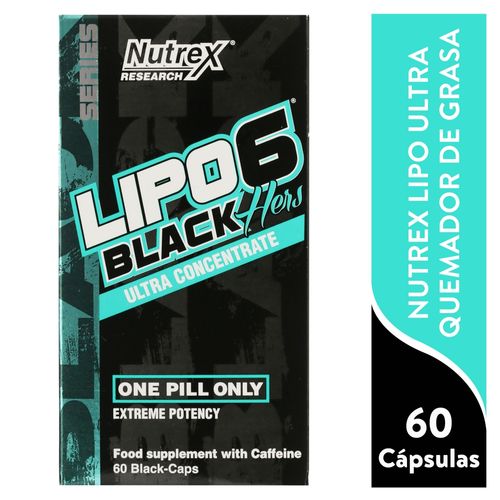 Nutrex Lipo6 Black Ultra Conce Hear 60Ea